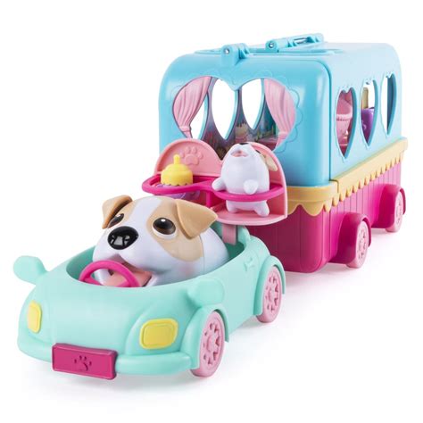 Littlest pet shop is a toy franchise and cartoon series owned by hasbro.the original toy series was produced by kenner in the early 1990s. Spin Master - Chubby Puppies Vacation Camper Playset Jack Russell Terrier