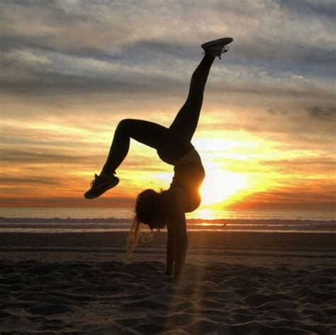 Playing With Shapes And Sunset Appreciation Handstands Sunset