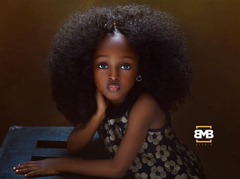 Menina De 5 Anos Da Nigéria é Considerada A Garota Mais Bonita Do