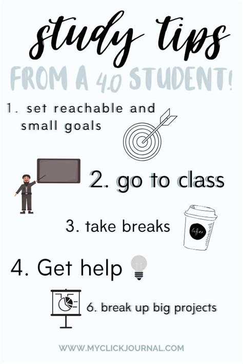Study Tips For High School And College Students From A 40 Student