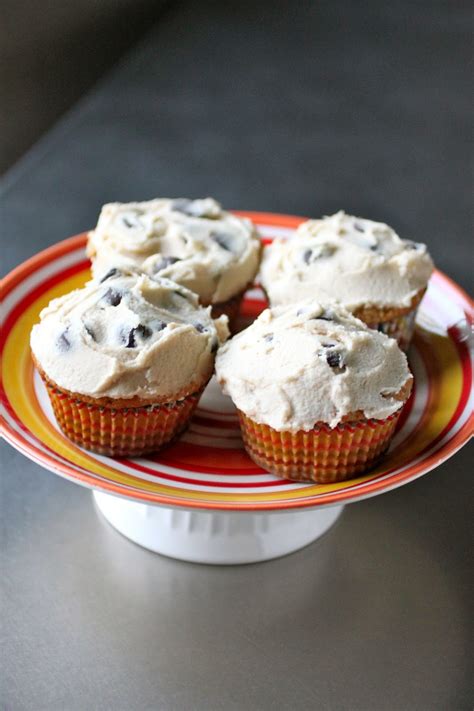 Baked Perfection Brown Sugar Cupcakes With Chocolate Chip Cookie Dough