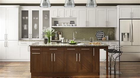 In fact, in many places, dining rooms are disappearing in favor of this feature kitchen island layout is absolutely stunning. Shaker Style Straight Line Kitchen with Island - N &LFurniture