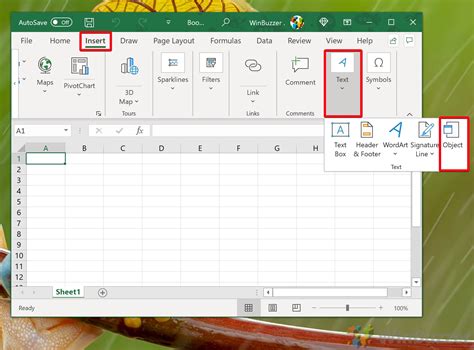 How To Insert A Pdf Into A Excel Spreadsheet Winbuzzer