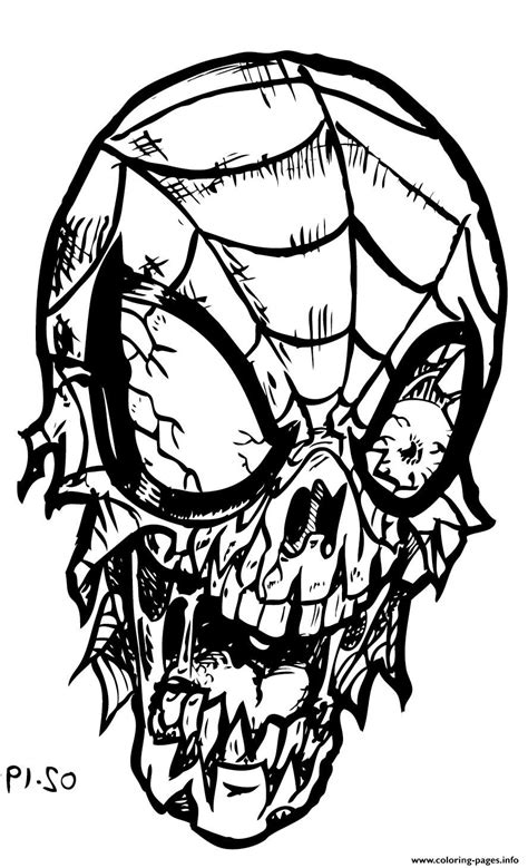 42 Printable Zombie Coloring Pages Coloriage Spiderman Coloriage