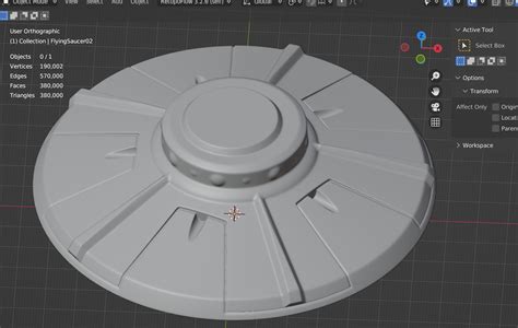 Free Stl File Flying Saucer・3d Print Model To Download・cults
