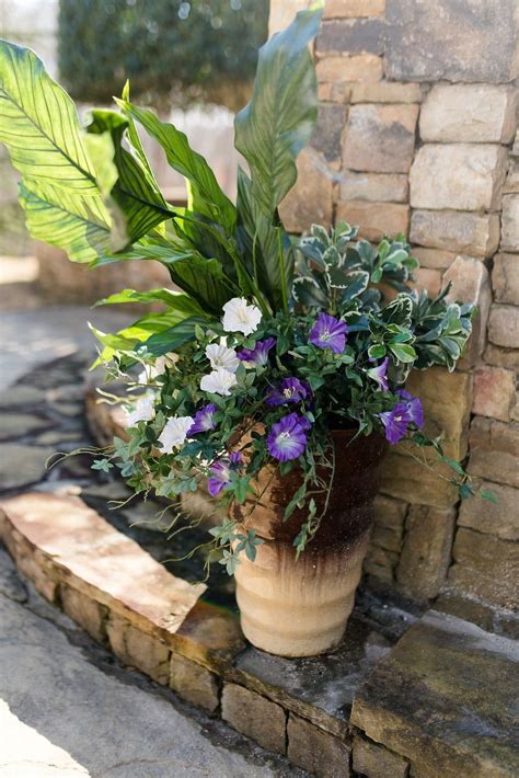 Find the perfect home for your outside pot plants are scientifically designed to ensure the best breathability and watering mechanisms to. I put fake flowers outside. But can you tell? I dare you ...