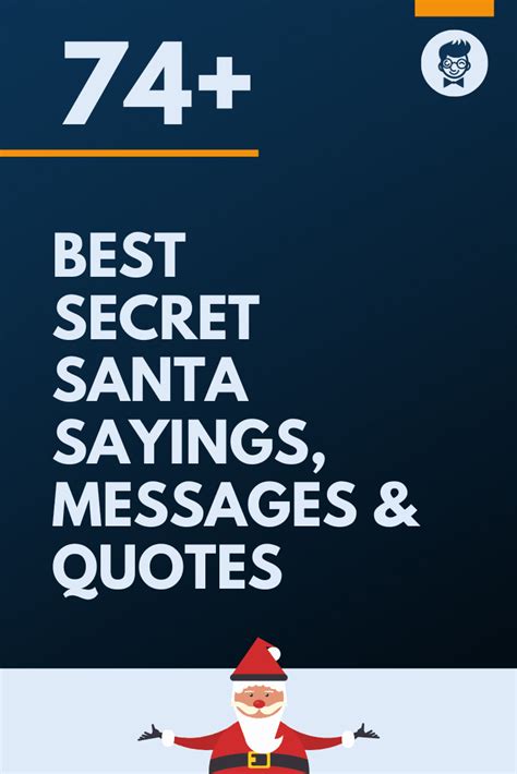 502 Best Secret Santa Messages Quotes And Sayings Images Secret