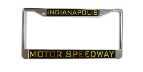 Indianapolis Motor Speedway Plastic License Plate Frame Indianapolis