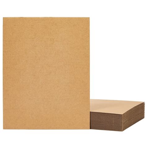 Buy 24 Sheets 85x11 Corrugated Cardboard Backing Inserts For Dividers