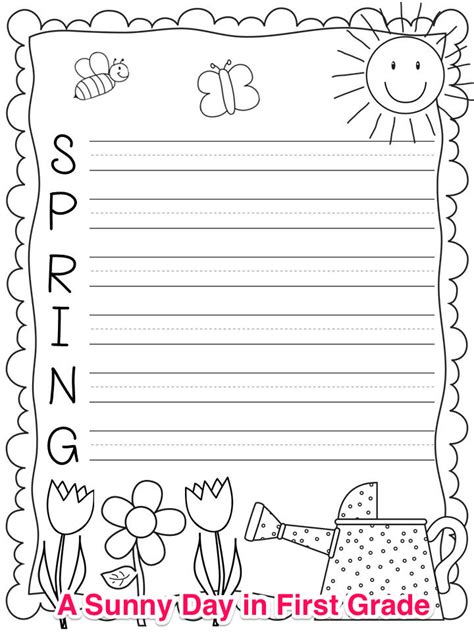 A Sunny Day In First Grade A Little Spring Freebies And Permission To