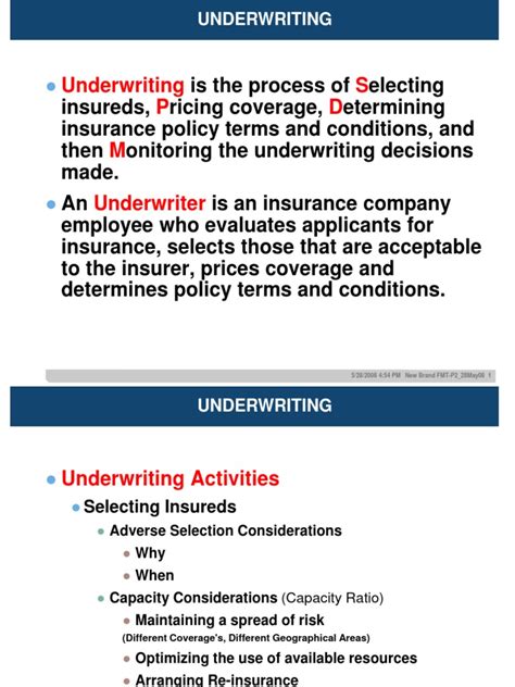 Maybe you would like to learn more about one of these? Principles of Insurance INS21_Chapter05 | Underwriting | Reinsurance