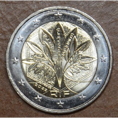 Euromince Mince 2 Euro Francúzsko 2022 Nový Design Unc
