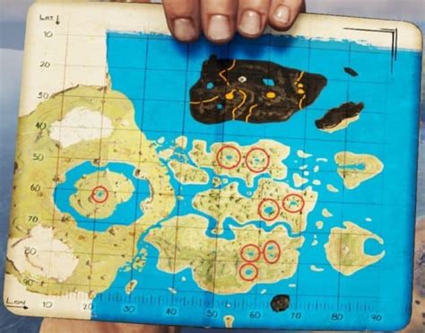 Ark Survival Evolved The Center Map Caves Locations Map