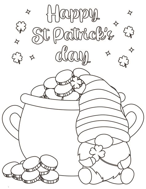 Irish Gnomes Coloring Pages Mom Does Reviews