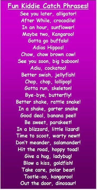 Top 10 funny things to say of all time. Cute and fun phrases to say with your young children ...