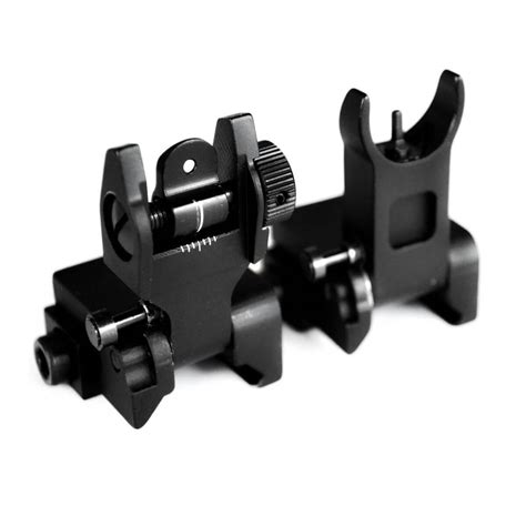 Ar 15 Flip Up Iron Sights Buis From At3 Tactical