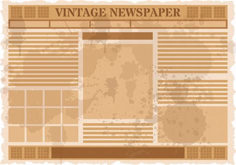 Best Photos Of Old Newspaper Template Editable Old Ne