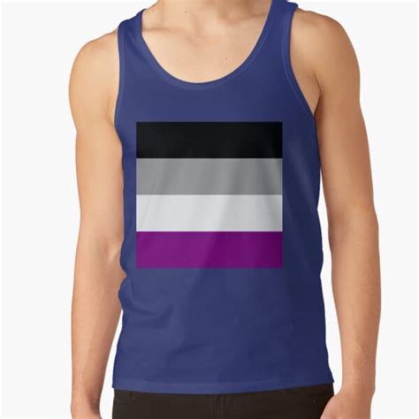 Asexual Flag Tank Tops Lgbtq Asexual Flag June Pride Month Asexual