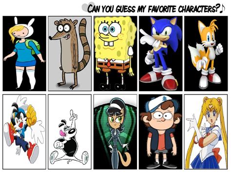 Can You Guess My Favorite Characters Part 2 By Marcospower1996 On
