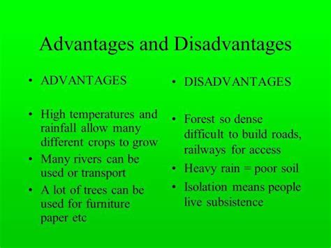 Advantages And Disadvantages Of Rain