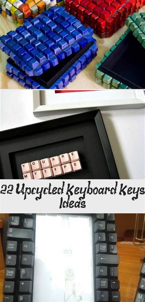22 Upcycled Keyboard Keys Ideas Key Crafts Diy Upcycle