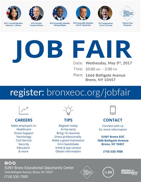 Job Fair May 3 2017 Suny Bronx Eoc