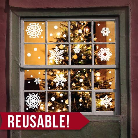 Reusable Window Cling Christmas Decorations Christmas Decor
