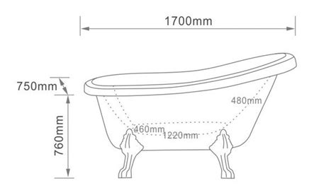 A clawfoot bathtub is a freestanding bathtub has four legs on the bottom which keep the tub elevated. 55 inch acrylic slipper clawfoot bathtubs