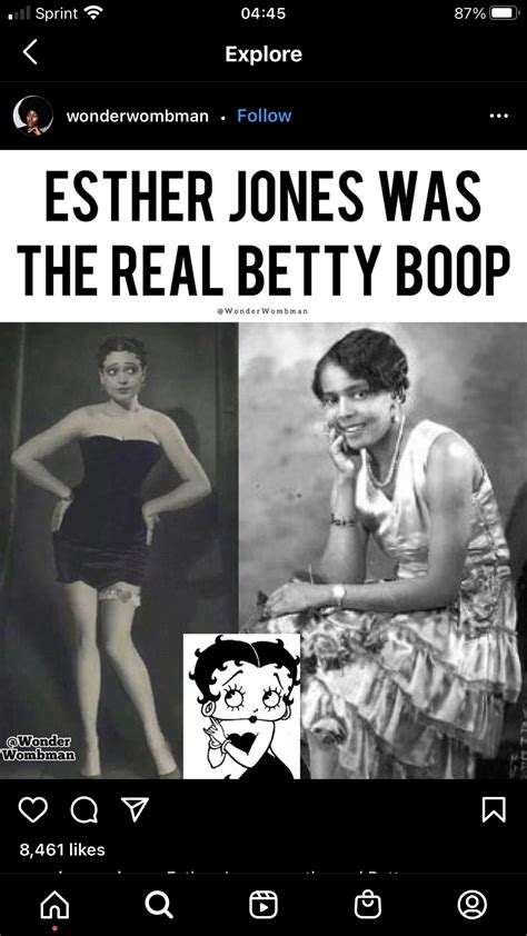 The Betty Boop Plagiarism Myth Not Based On Black Entertainer Esther
