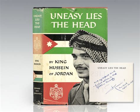 Uneasy Lies The Head The Autobiography Of His Majesty King Hussein I