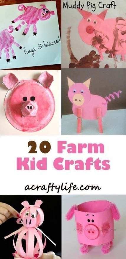 15 Ideas For Baby Animals Crafts For Kids Art Projects Farm Theme
