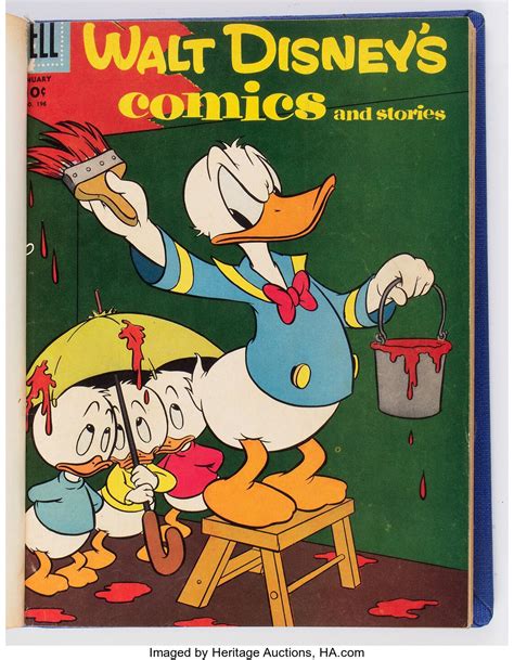 Walt Disneys Comics And Stories 196 219 Bound Volumes Dell Lot