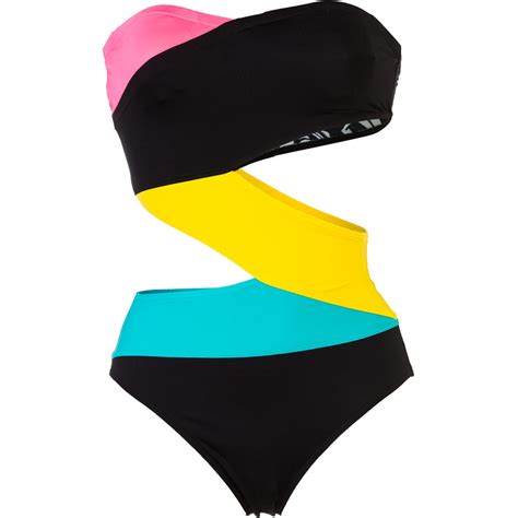 Volcom Simply Solid One Piece Swimsuit Womens Clothing