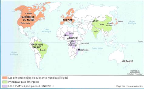 Du brésil à la russie, les cinq pays les plus grands du monde brillent par leur richesse culturelle et naturelle. LES REPÈRES GÉOGRAPHIQUES - Collège Colette Sartrouville