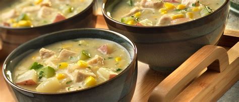 In minnesota, chicken, mushrooms and wild rice are often bound together in a casserole with cream of mushroom soup. Hearty Chicken & Vegetable Chowder | Recipe | Food recipes ...