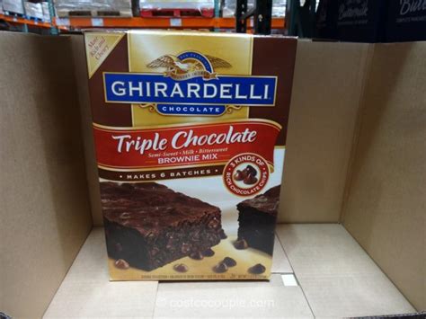 Ghirardelli Triple Chocolate Brownie Box Recipe