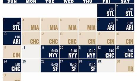 Milwaukee Brewers 2023 Schedule Printable - Printable World Holiday