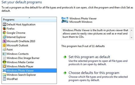 How To Change Default Picture Viewer In Windows