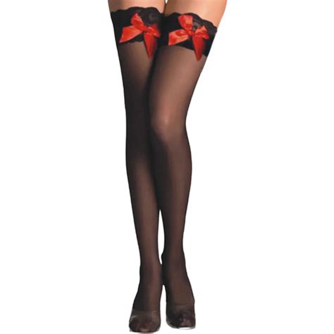 feitong fashion sexy women thigh high stockings lingerie net stocking lingerie garter belt bow