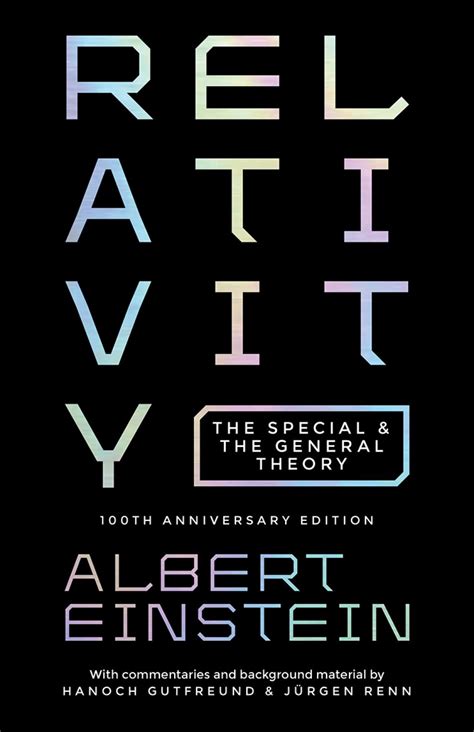 But the thing is, if you pick up a copy of einstein's original paper on relativity from 1905, it's. Relativity (eBook) | Albert einstein, Einstein, Theory of ...