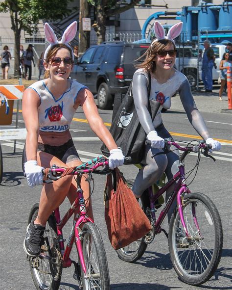 Seattle Fremont Solstice Parade 2015 Naked Cyclists Flickr