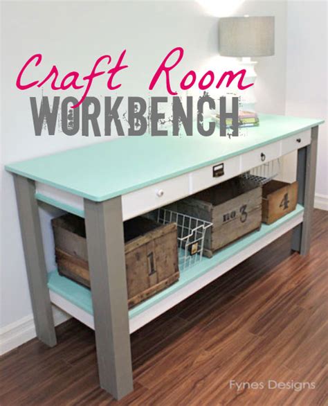 Here's how to create an organized with plenty of craft storage and a room to work on your creative projects. Link Party No. 61 with Features - The Girl Creative