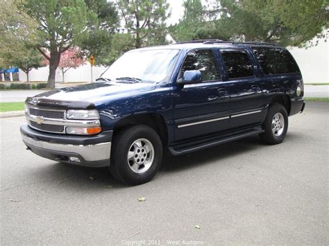 West Auctions Auction 2001 Chevrolet Suburban 1500 Lt 4wd Item 2001