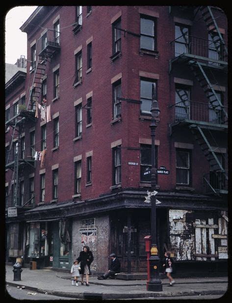 Corner Of Broome St And Baruch Plvintage Everyday Beautiful Color