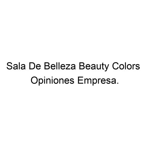 Opiniones Sala De Belleza Beauty Colors 3043611599