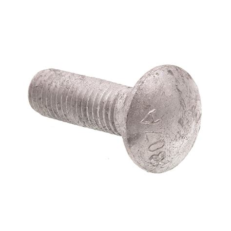 58 In 11 X 2 In Hot Dip Galvanized Steel Carriage Bolts A307 Grade