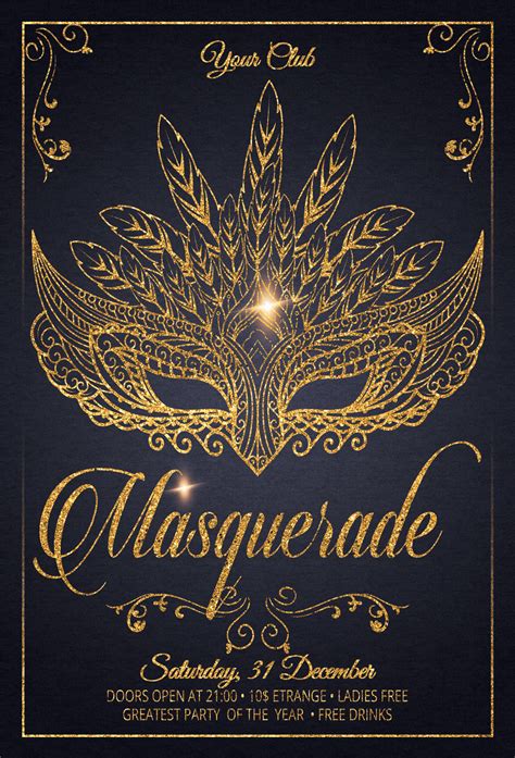 Masquerade Carnival Party Flyer