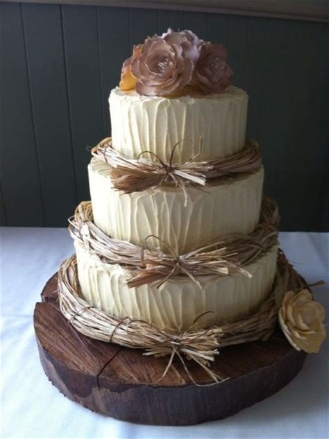 Round Wedding Cakes Country Wedding Cakes Wedding Cake Rustic Rustic