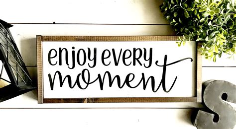 See 72 traveler reviews, 42 candid photos, and great deals for family farmhouse inn, ranked #1 of 2 b&bs / inns in. Farmhouse Sign | Enjoy Every Moment | Inspirational Sign ...