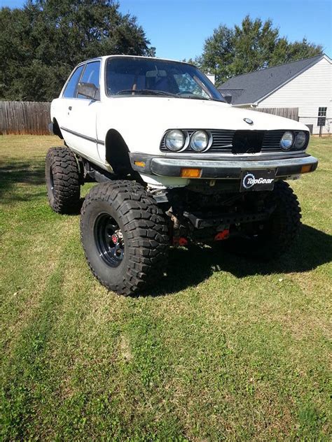 Several rendered images have been published in various publications imagining the bmw pickup truck, but this one imagines it as a monster on wheels. Here's Your Chance to Own a BMW E30 3 Series Monster Truck - autoevolution